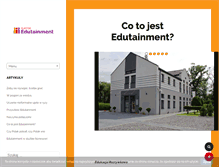 Tablet Screenshot of klaster.edutainment.net.pl